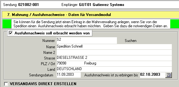 Mahnverwaltung